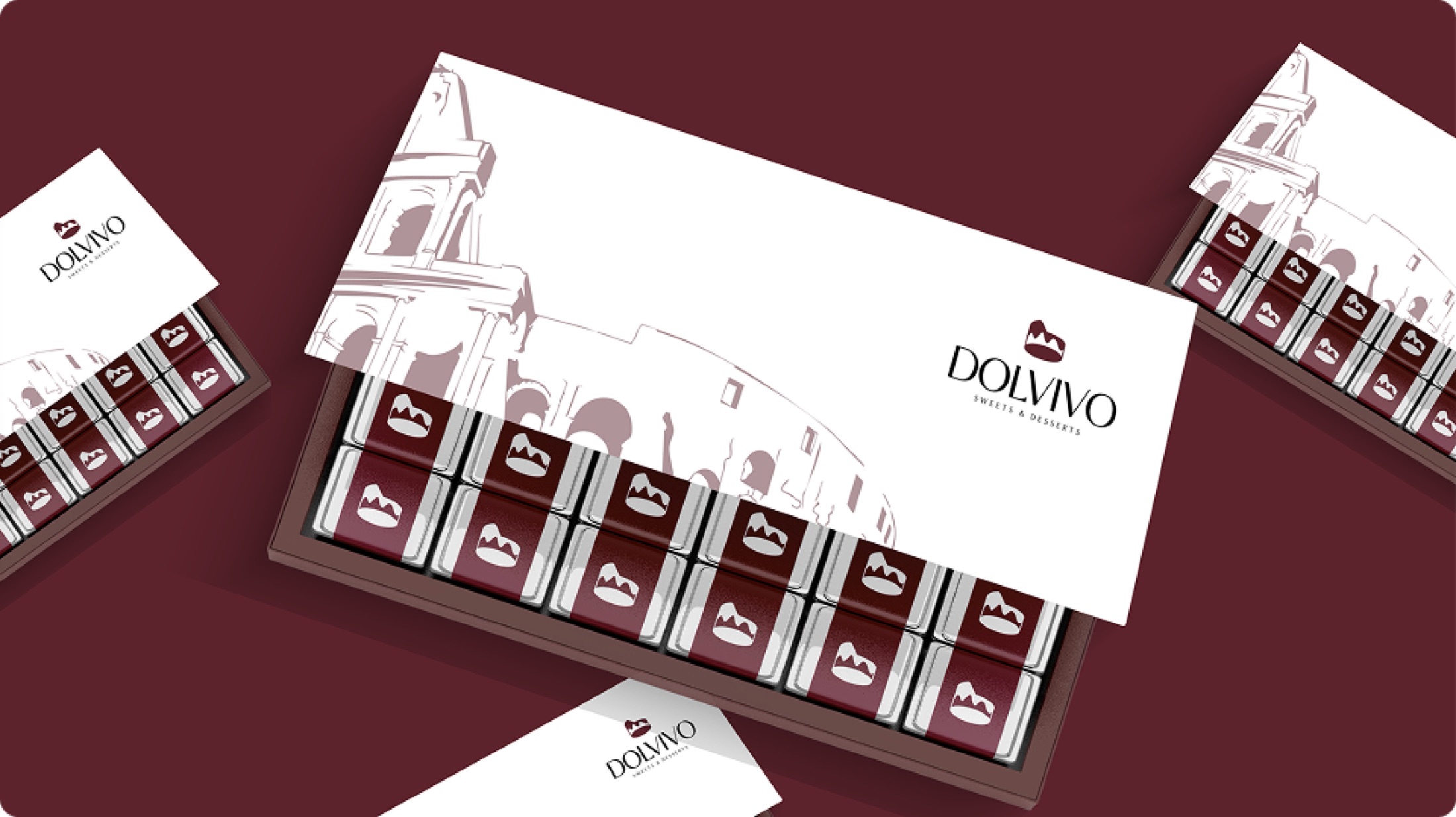 Dolvivo: gift pack — Portfolio visual / Scarlet Royal