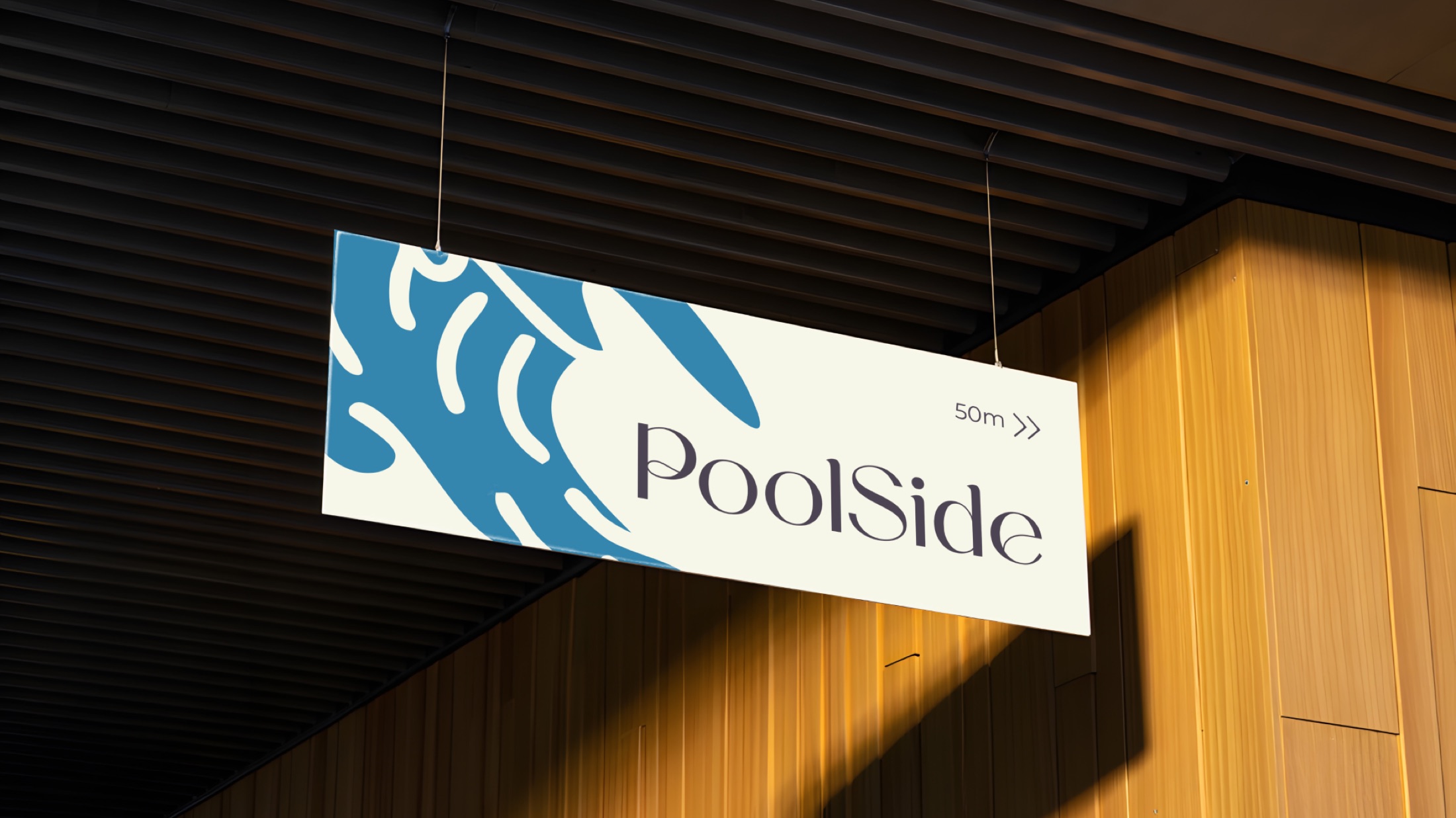 Eviza Vibes: wayfinding sign — Portfolio visual / Scarlet Royal