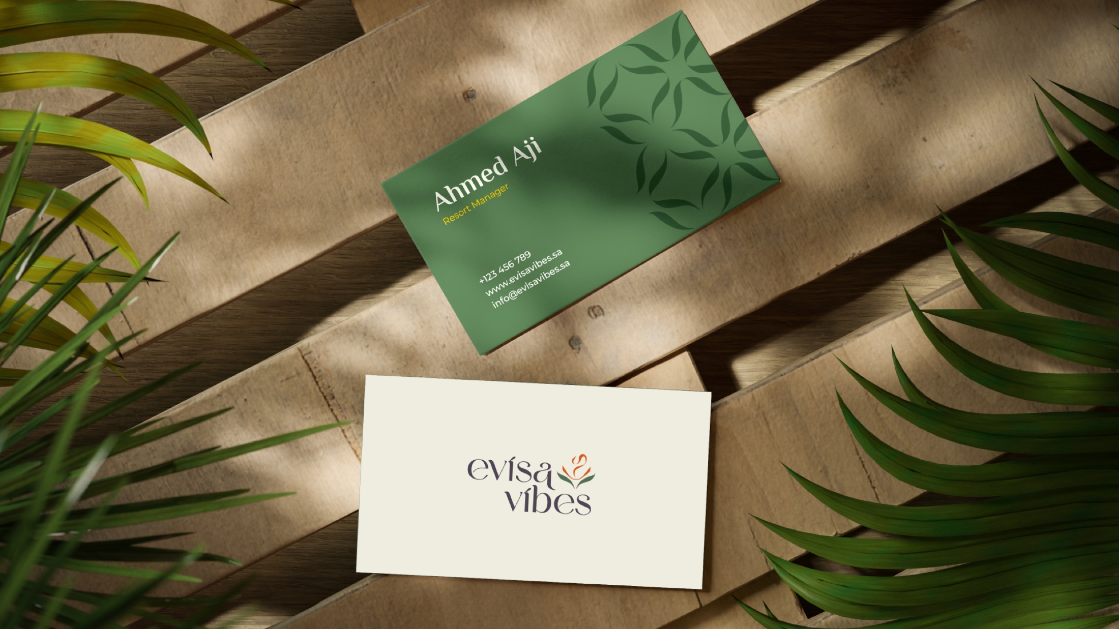 Eviza Vibes: printed cards — Portfolio visual / Scarlet Royal