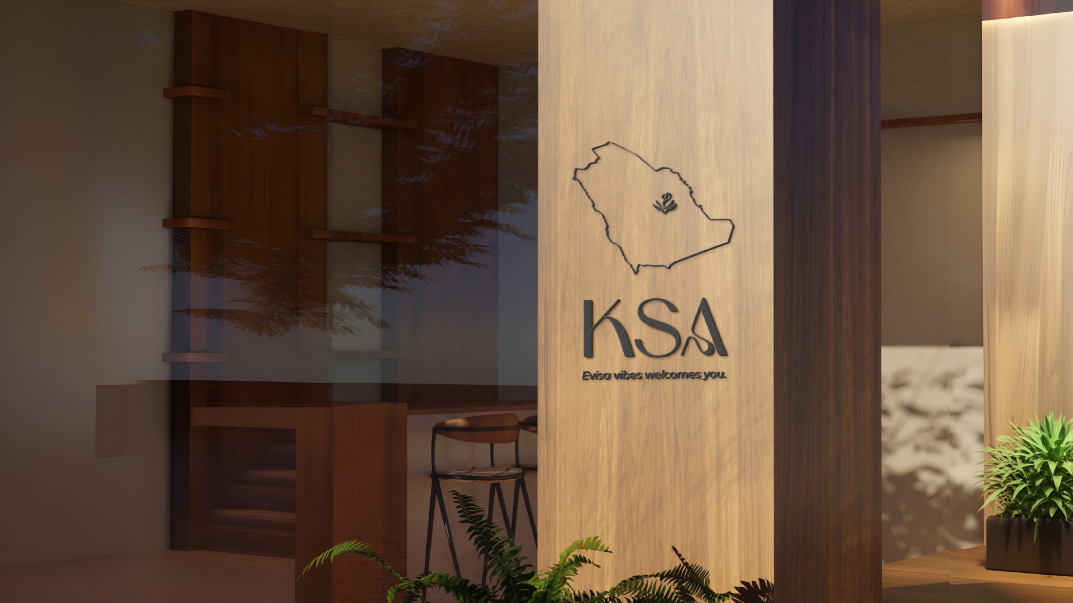 Eviza Vibes: interior sign — Portfolio visual / Scarlet Royal