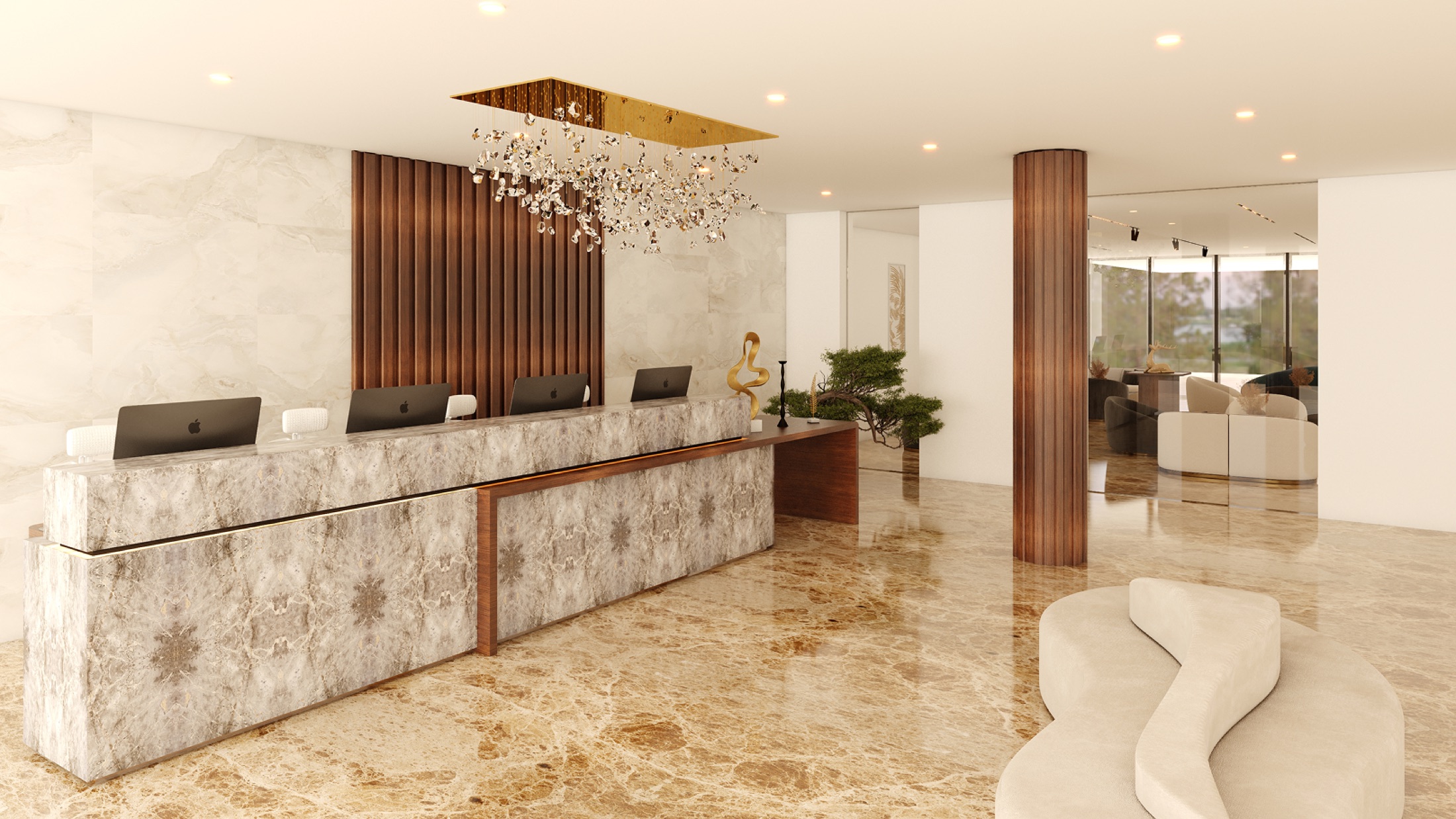 Metropolitan Al Mafraq Hotel: reception area — Portfolio visual / Brevart UAE