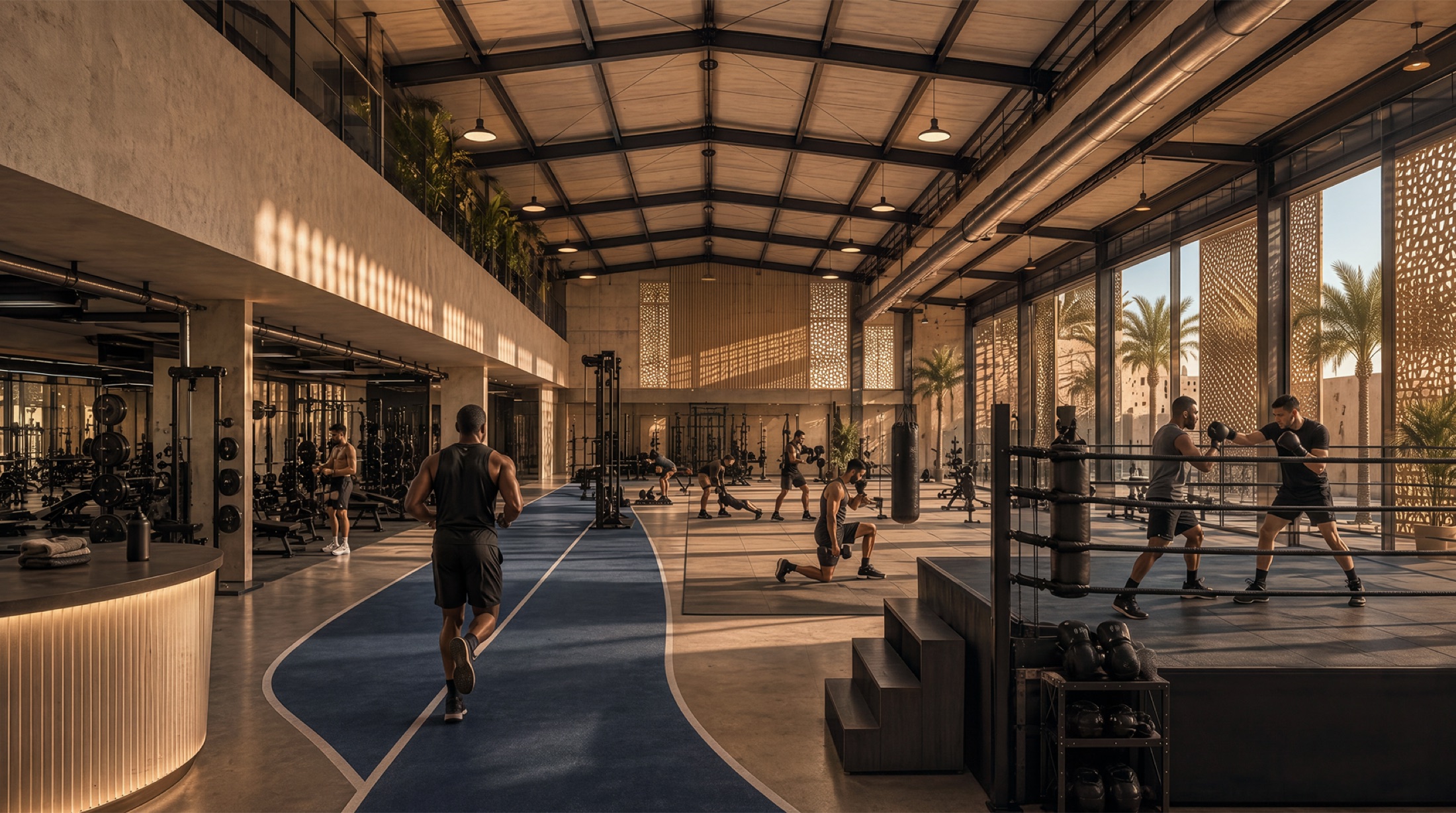 Sports Boulevard: indoor sports hall — Concept proposal / Scarlet Royal for Kingdom Design