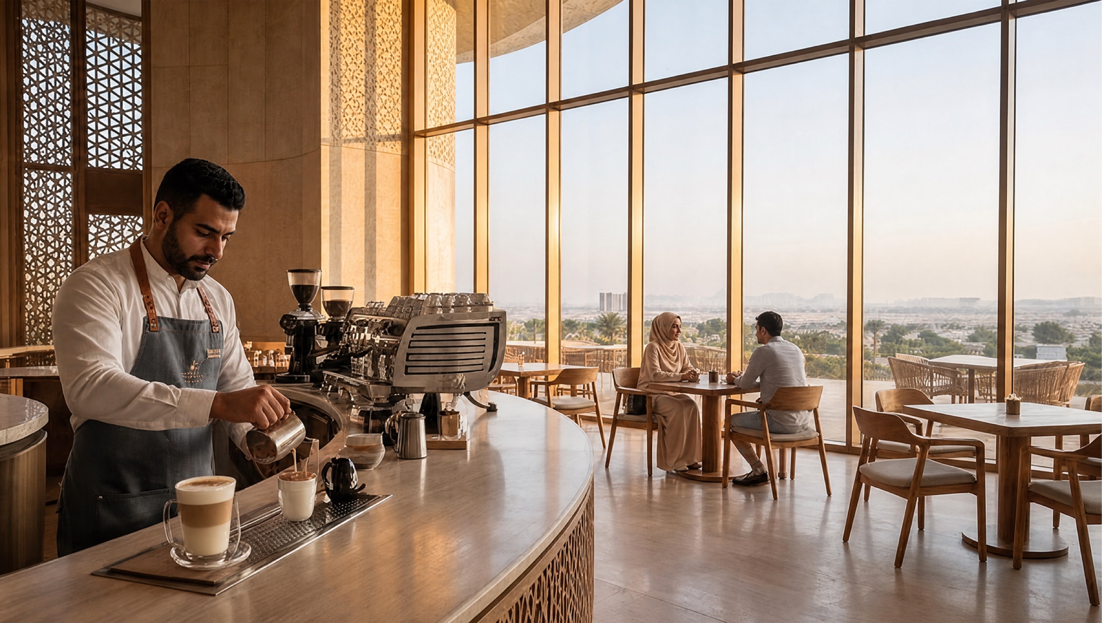 Sports Boulevard: café setting — Concept proposal / Scarlet Royal for Kingdom Design
