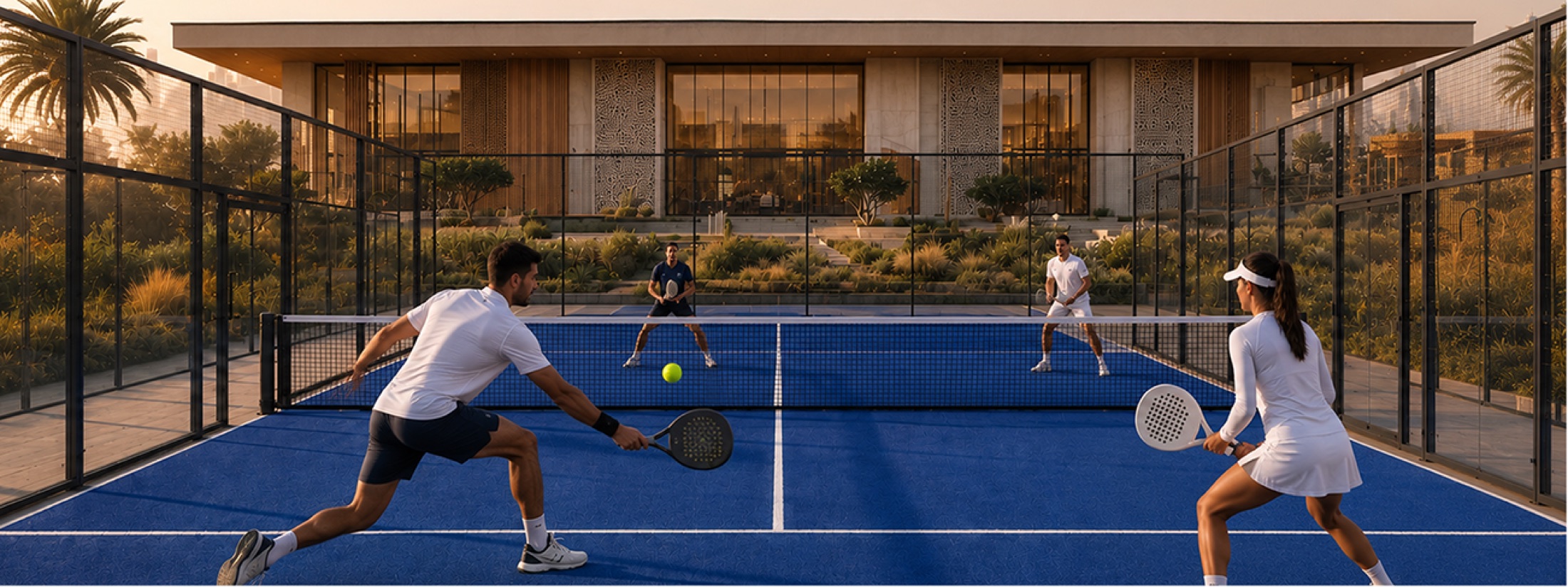 Sports Boulevard: padel court — Concept proposal / Scarlet Royal for Kingdom Design